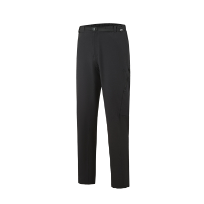 Men's merino wool woven plaid flannel winter straight-leg pants
