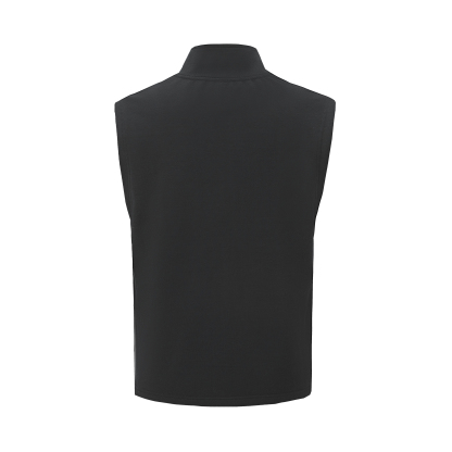 Men's vest merino stand collar