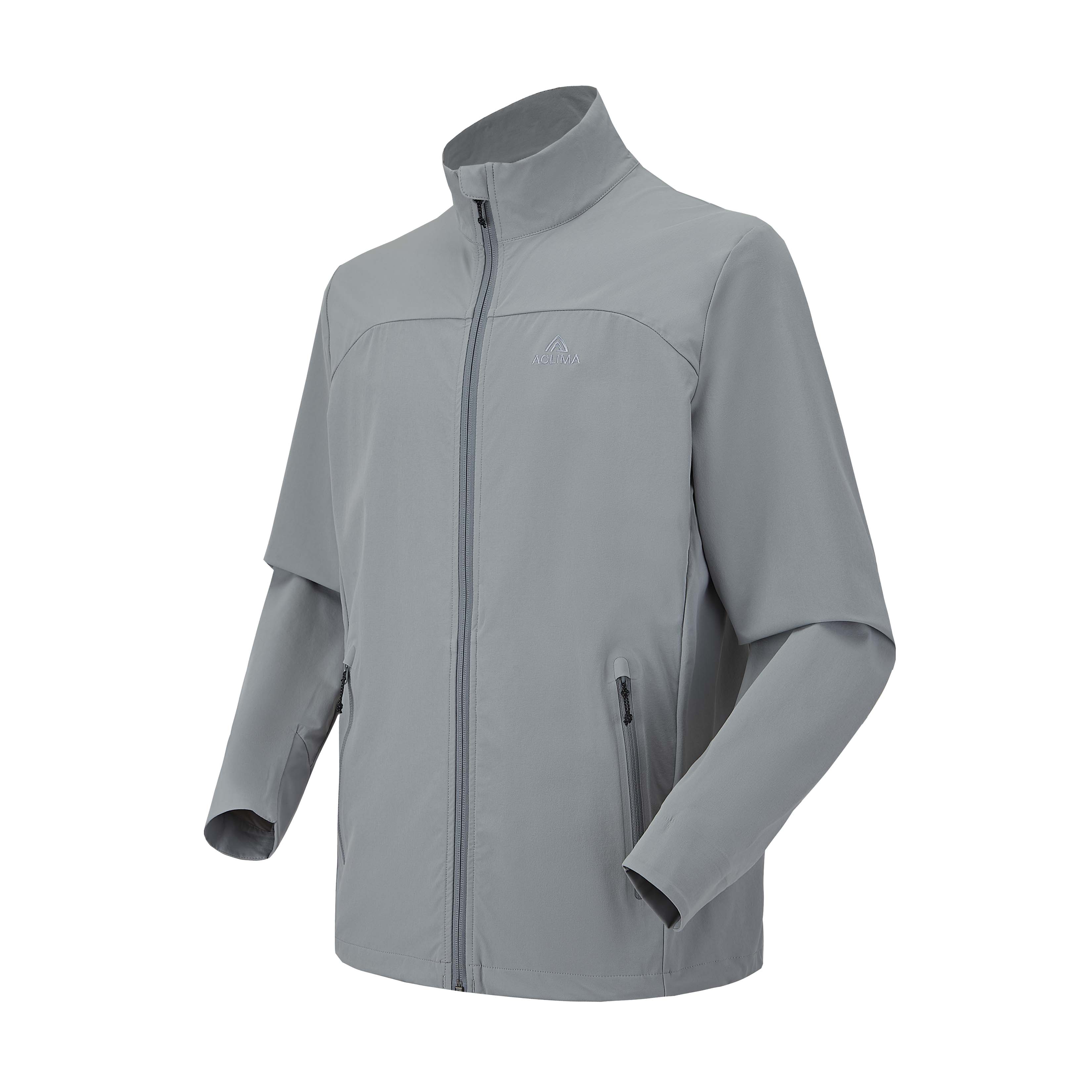Men's stand-up collar soft shell jacketx