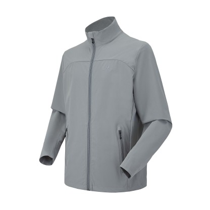 Men's stand-up collar soft shell jacketx