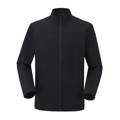 Men's stand-up collar soft shell jacketx