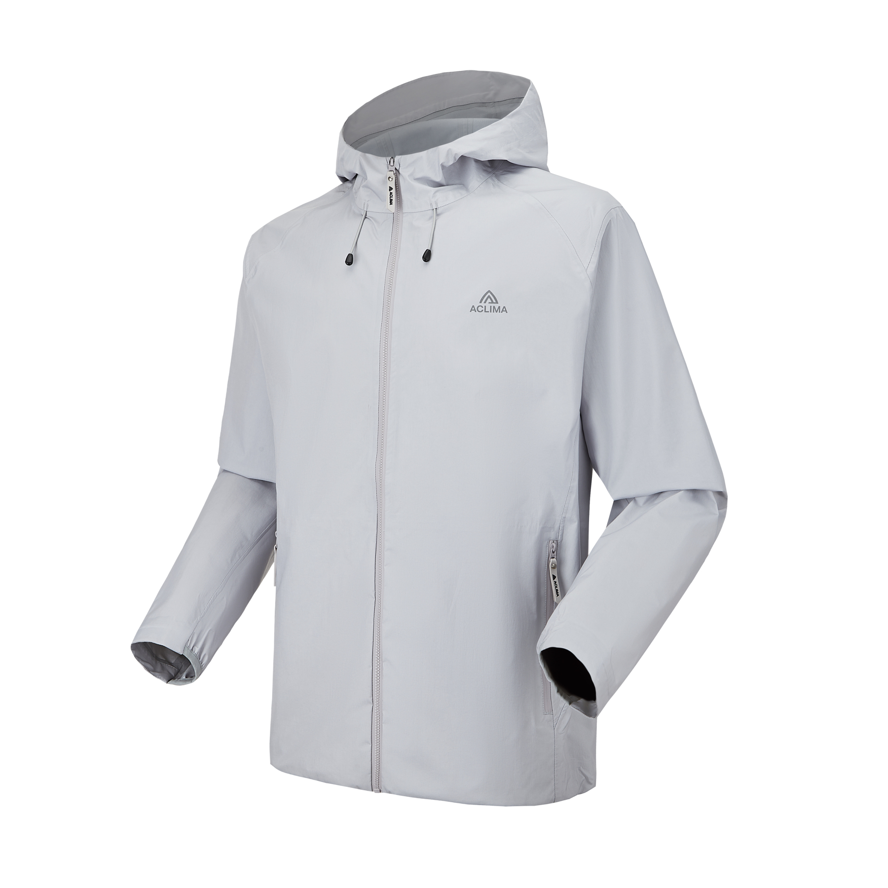 Men's lightweight windproof and water-repellent hooded jacket