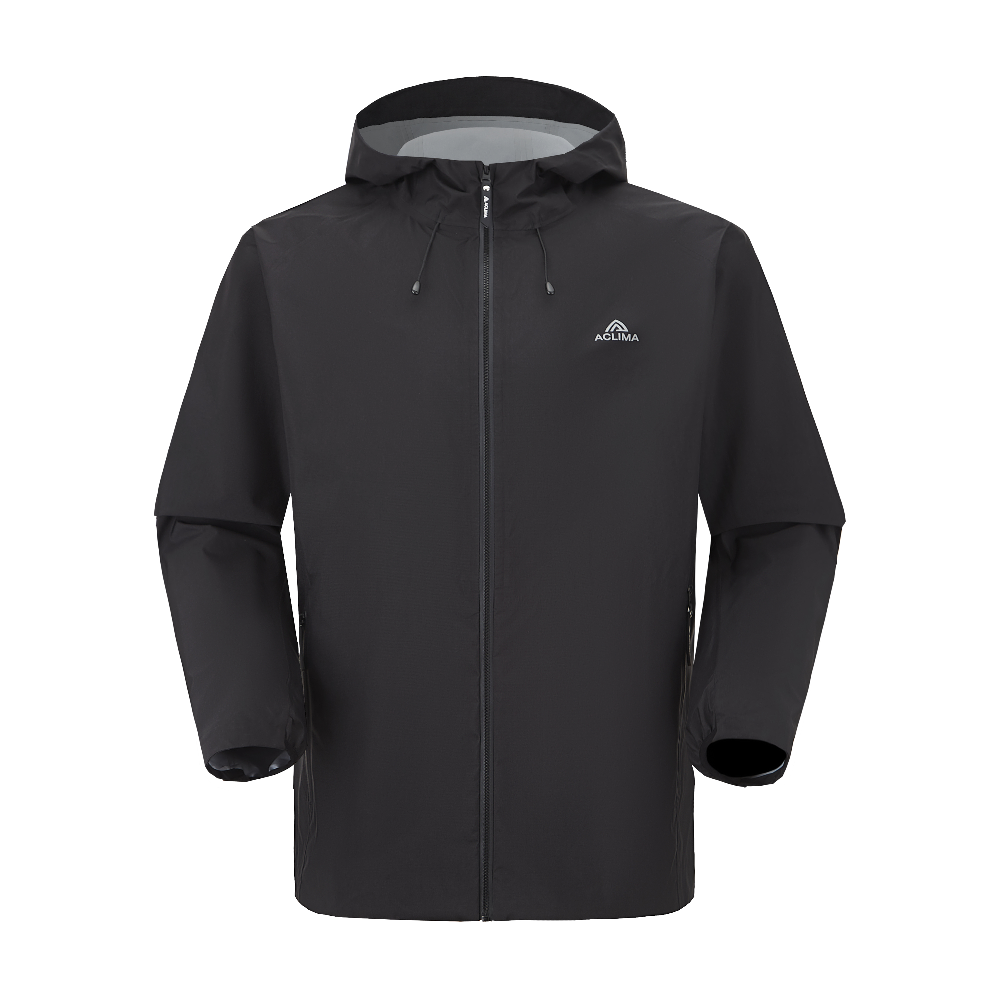 Men's lightweight windproof and water-repellent hooded jacket