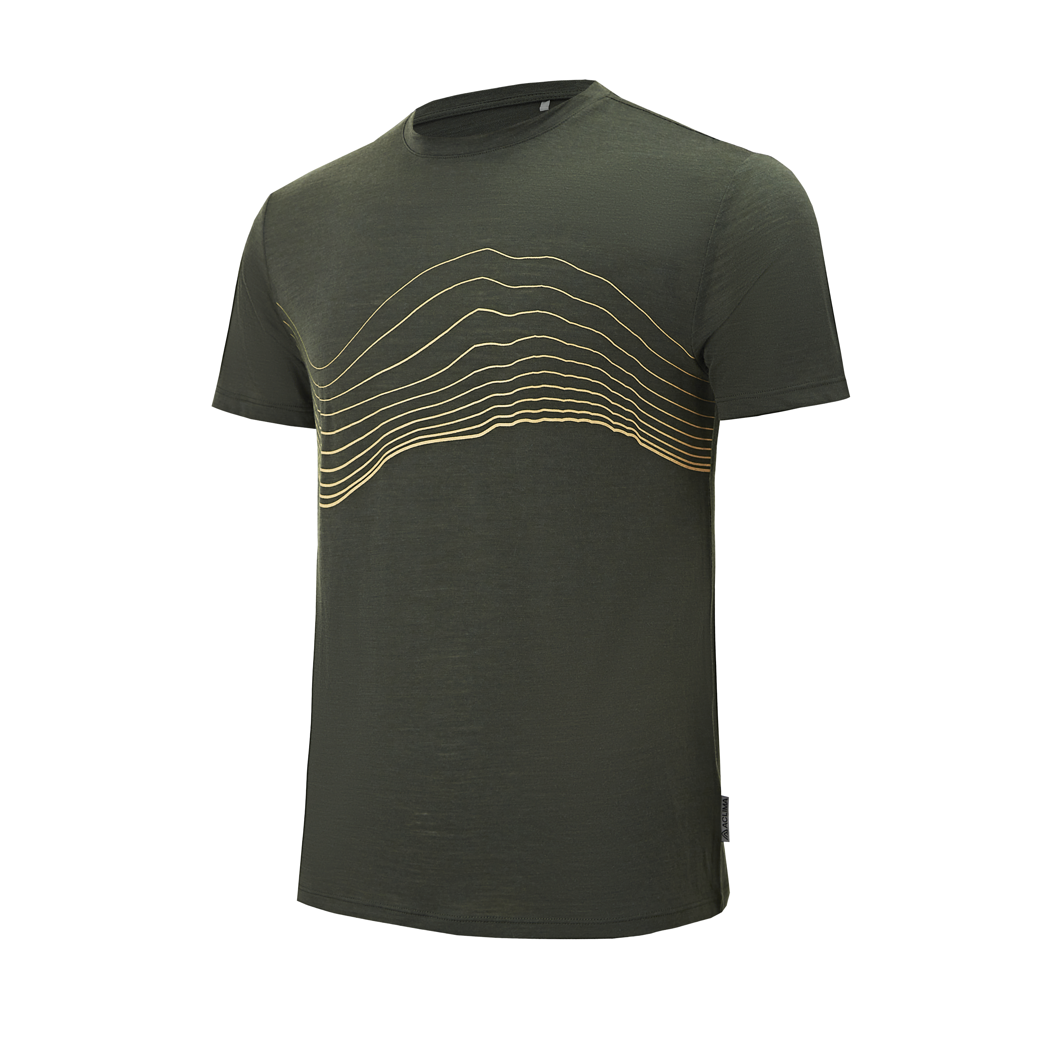Printed men's short-sleeved shirt