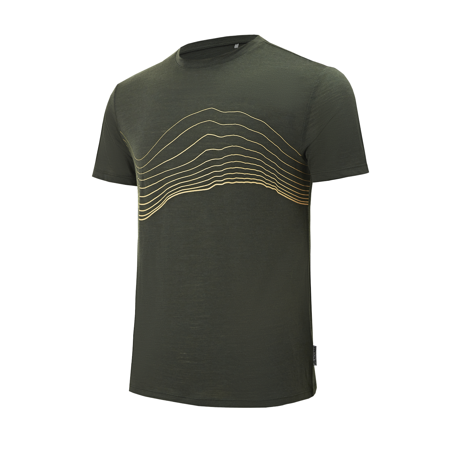 Printed men's short-sleeved shirt