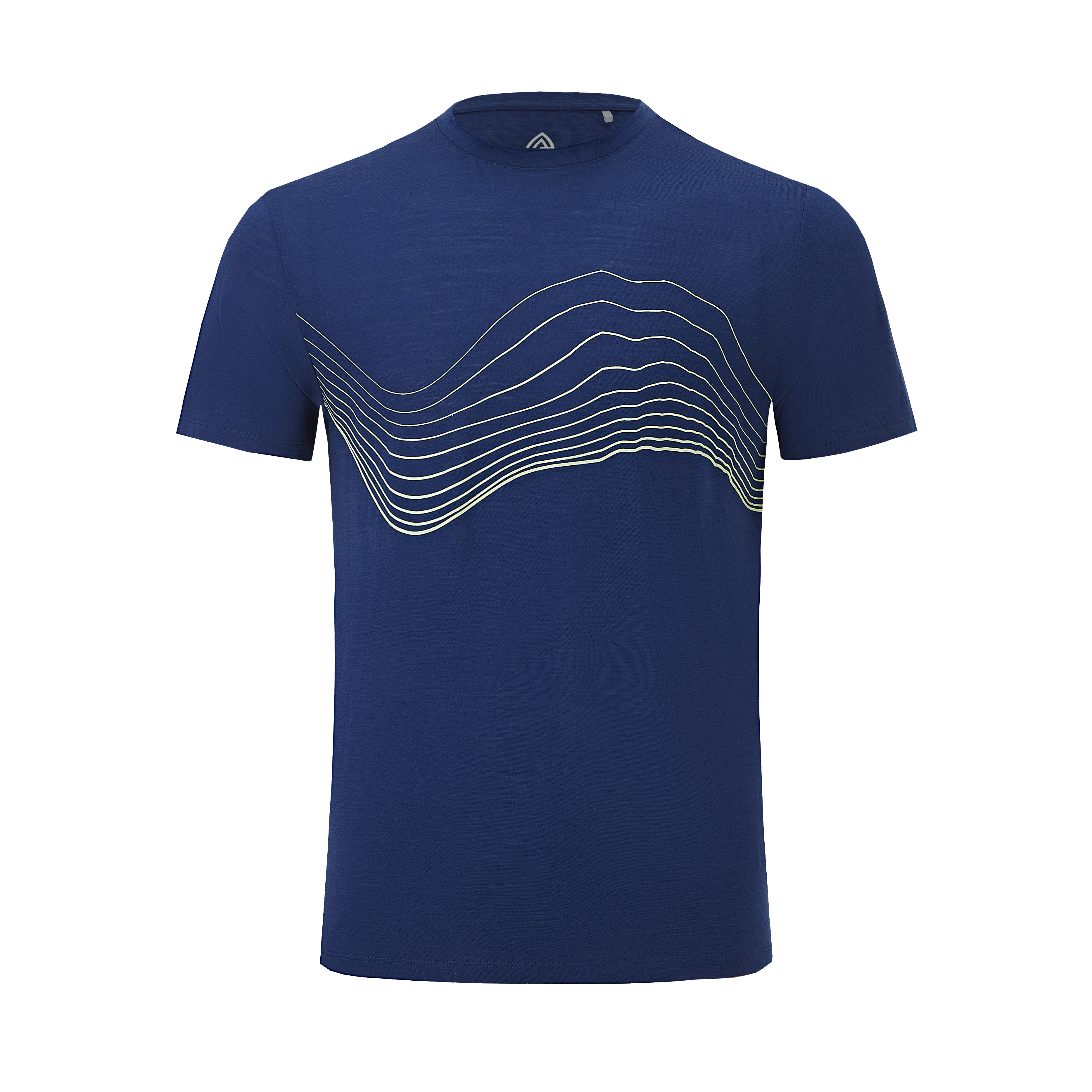 Printed men's short-sleeved shirt