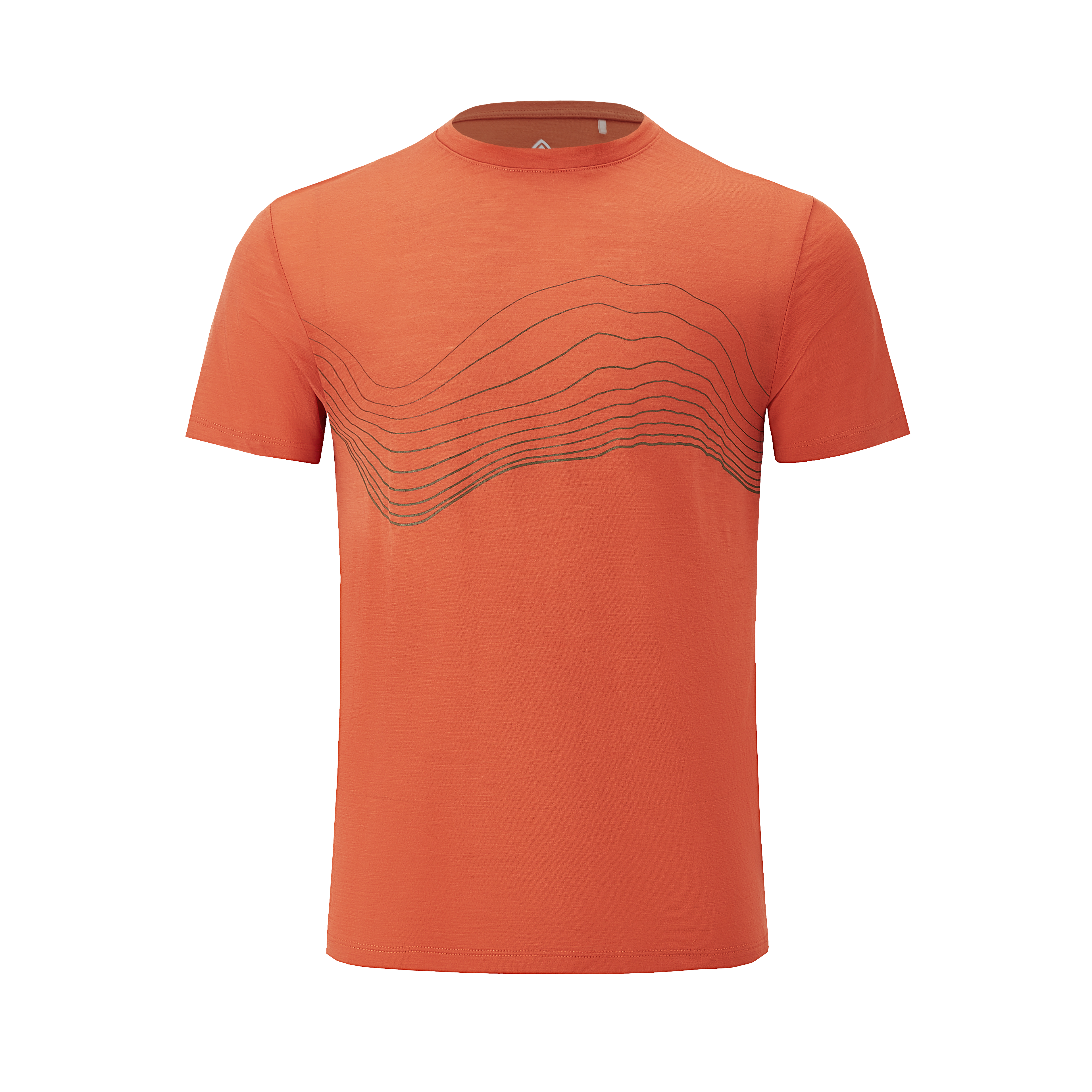 Printed men's short-sleeved shirt