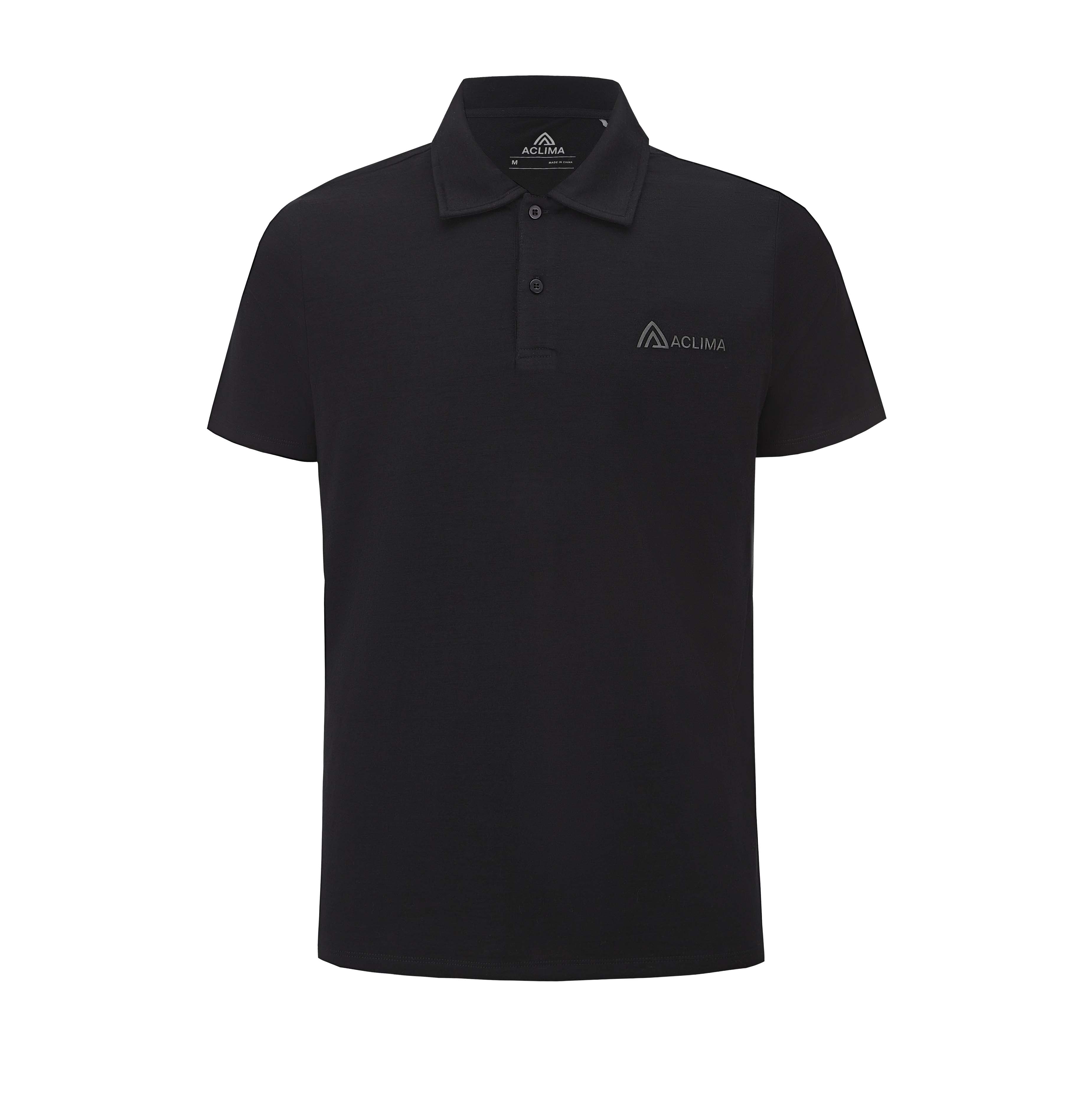 Men’s Summer Merino Wool Polo Shirt