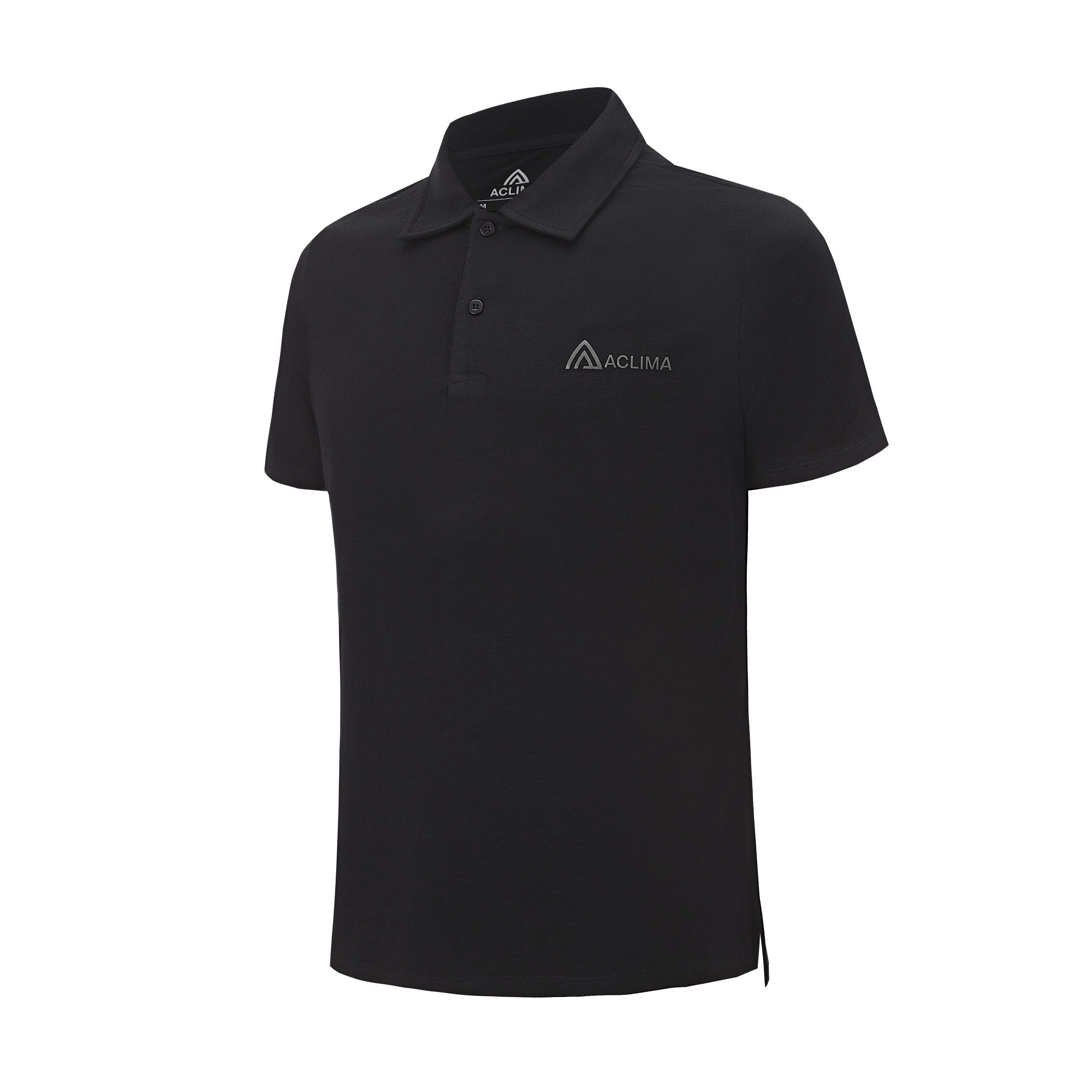 Men’s Summer Merino Wool Polo Shirt