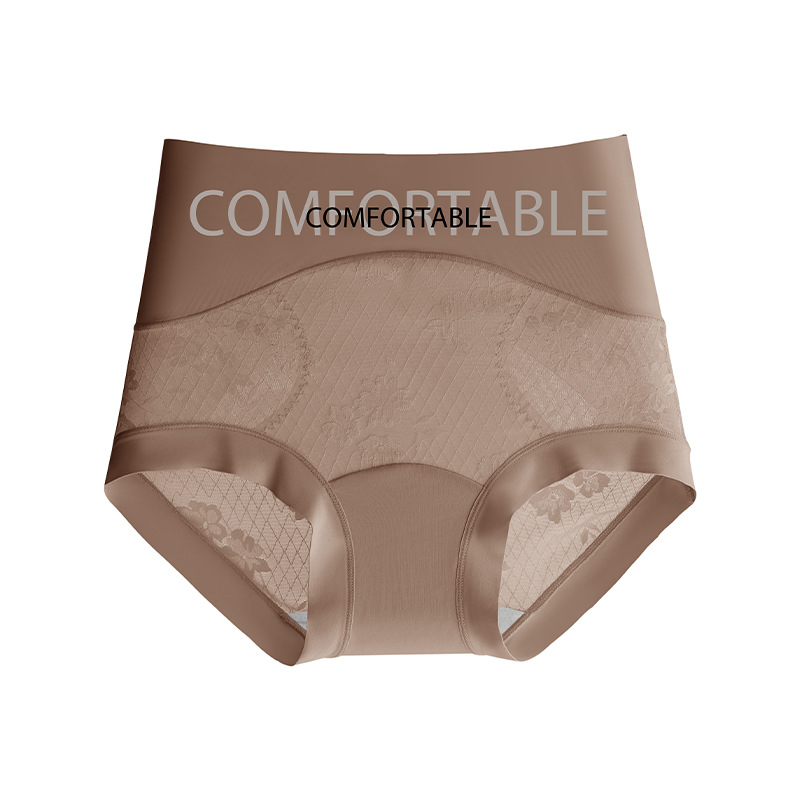 PelvicPro™ High Waist Seamless Lace Panties - Pelvic Support & 99.97% Antibacterial