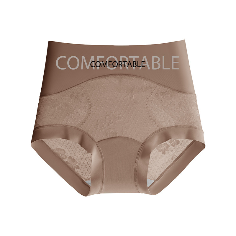 PelvicPro™ High Waist Seamless Lace Panties - Pelvic Support & 99.97% Antibacterial