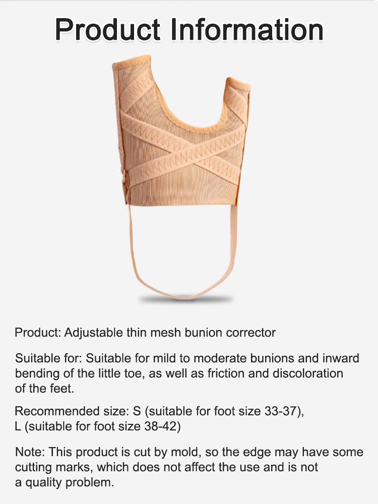 【80% off sale⏰last day❗】Mesh Hallux Valgus Big Toe Orthosis