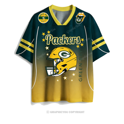 Cusctom Number Green Bay Packing  Jersey Shirts