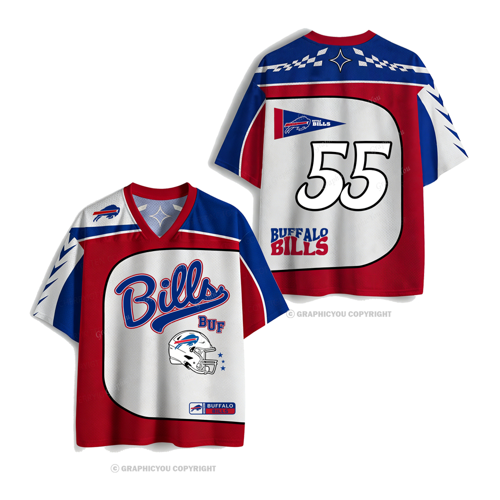 Cusctom Number Buffalo Bills Jersey Shirts