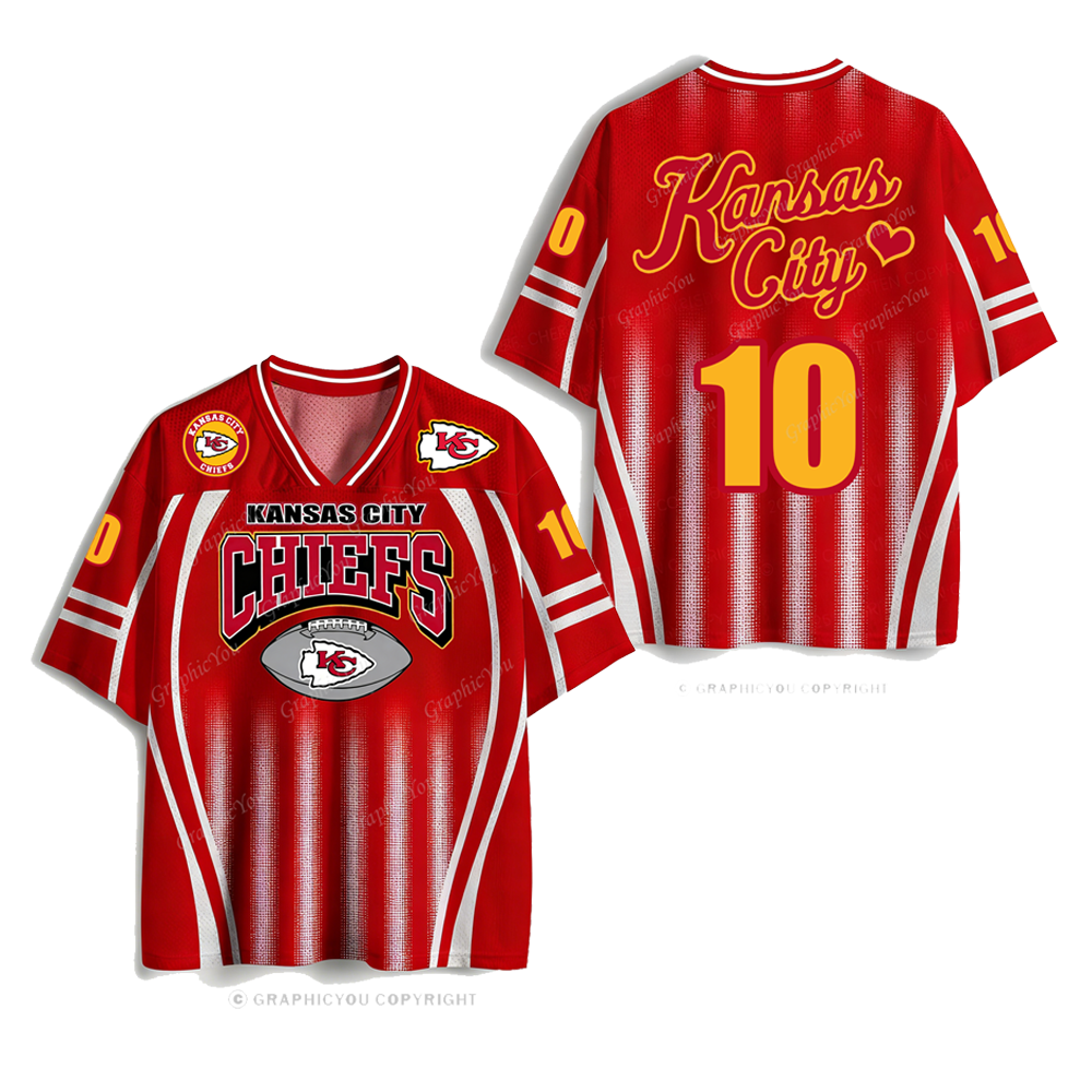 Cusctom Number Kansas City Chiefs Jersey Shirts