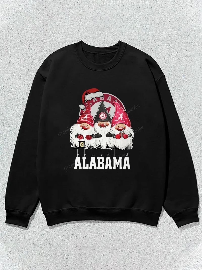 ALABAMA Inspired Football Graphic Cotton Sweatshirt