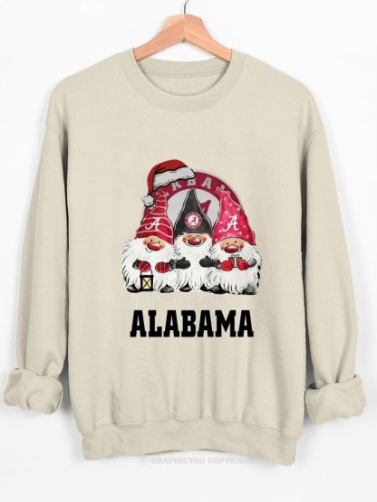 ALABAMA Inspired Football Graphic Cotton Sweatshirt