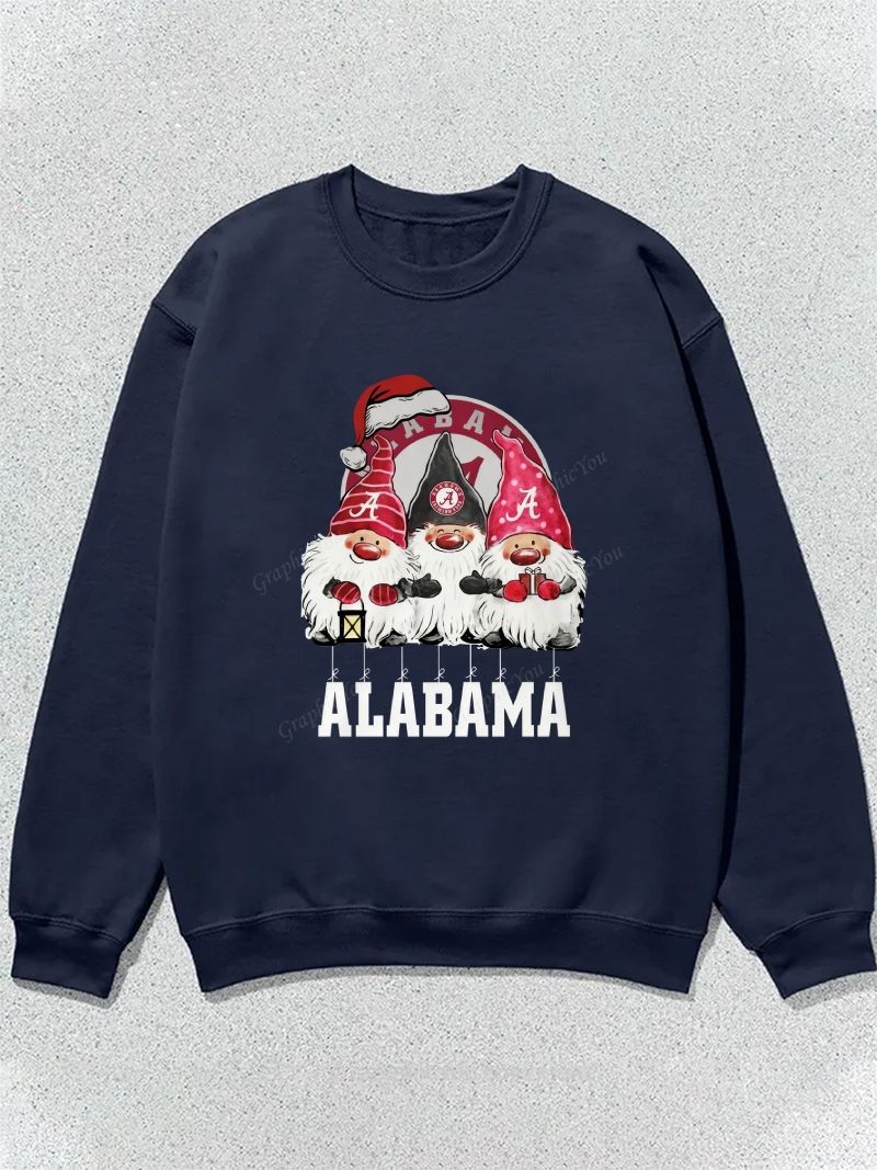 ALABAMA Inspired Football Graphic Cotton Sweatshirt