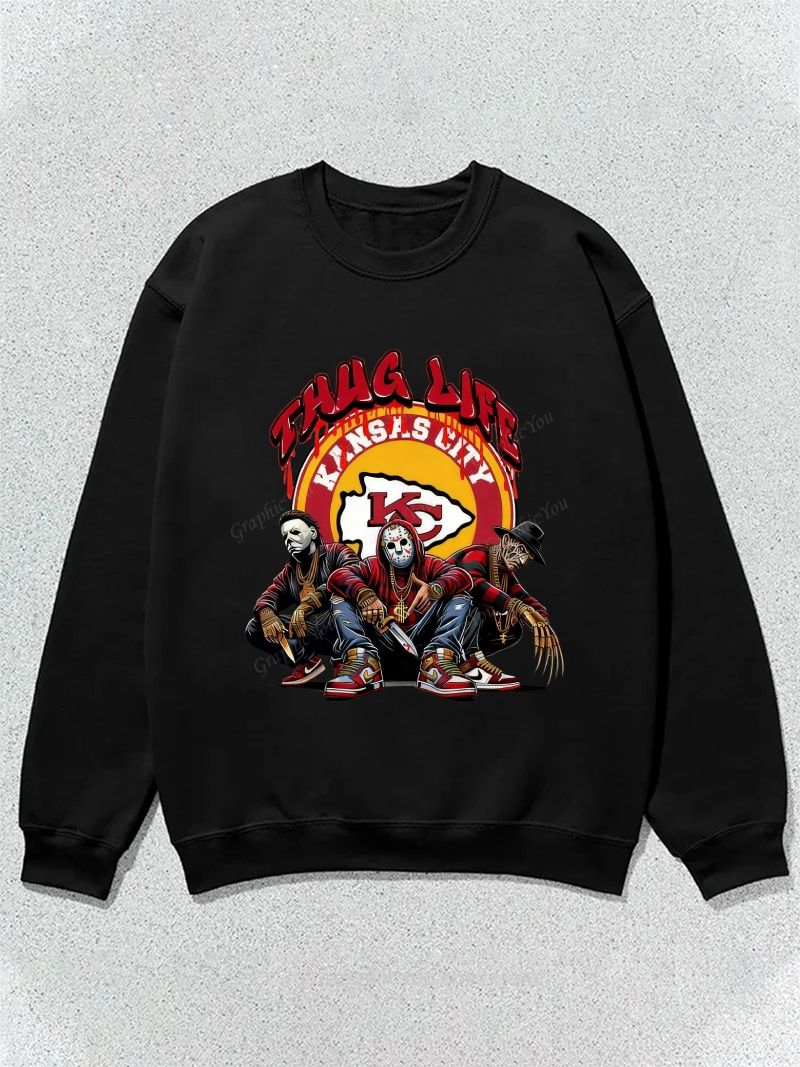 Kansas City Chiefs Football Graphic Cotton Sweatshirt