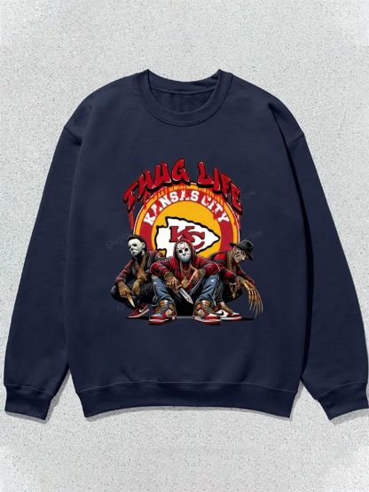 Kansas City Chiefs Football Graphic Cotton Sweatshirt