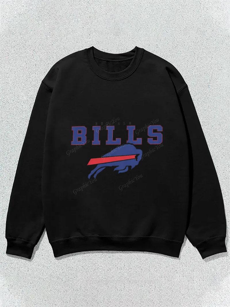 BILLS Football Graphic Cotton Sweatshirt