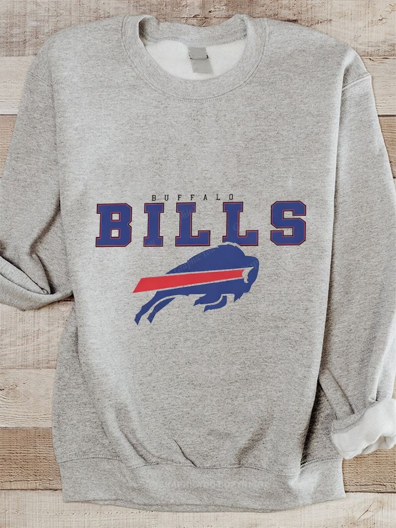 BILLS Football Graphic Cotton Sweatshirt