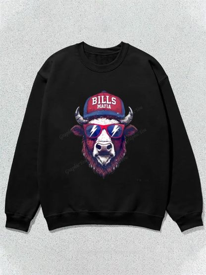 BILLS Football Graphic Cotton Sweatshirt