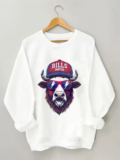 BILLS Football Graphic Cotton Sweatshirt