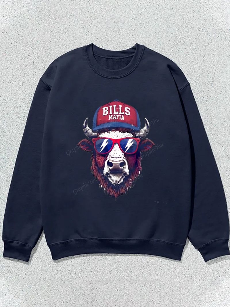 BILLS Football Graphic Cotton Sweatshirt