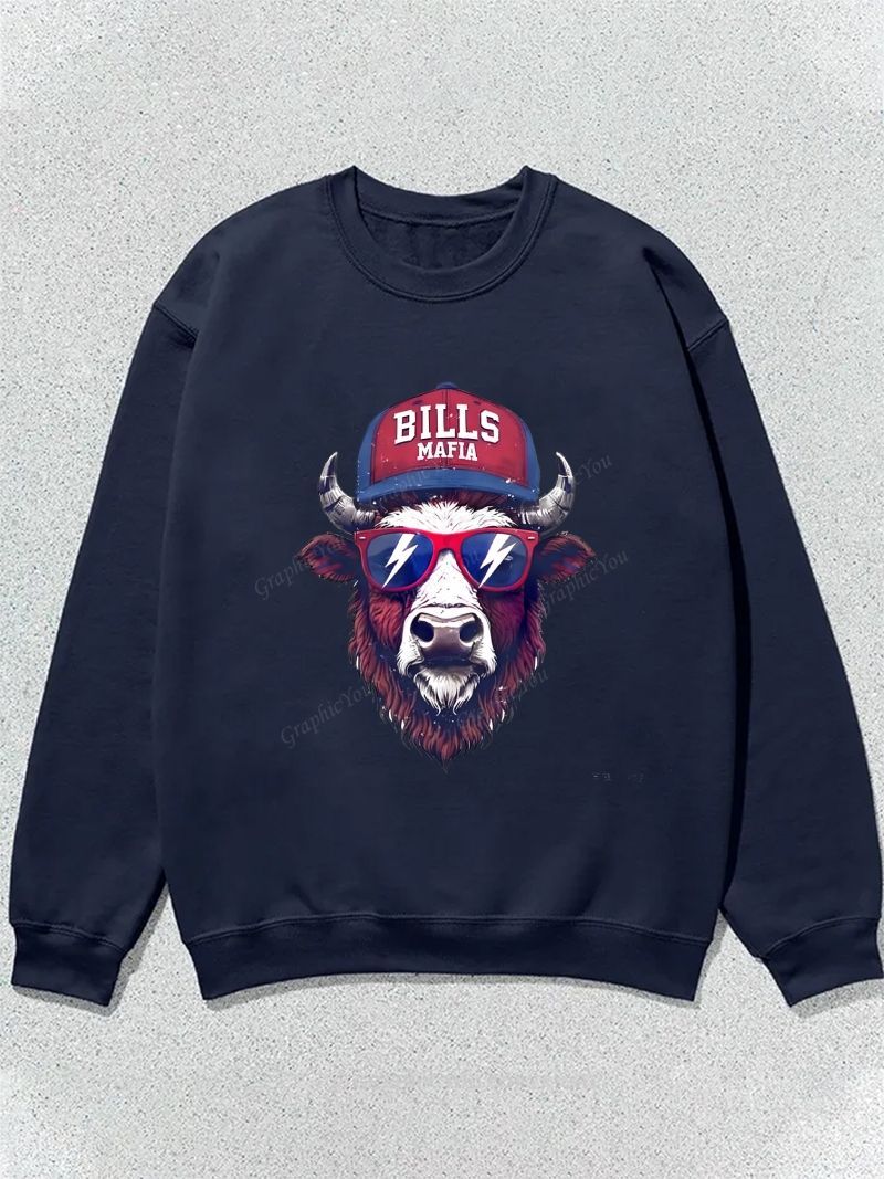 BILLS Football Graphic Cotton Sweatshirt