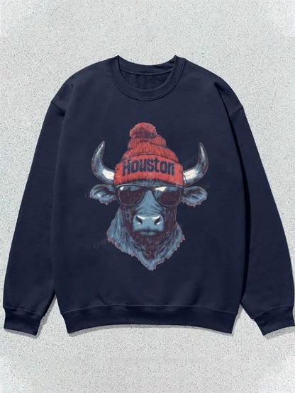 houston Football Graphic Cotton Sweatshirt