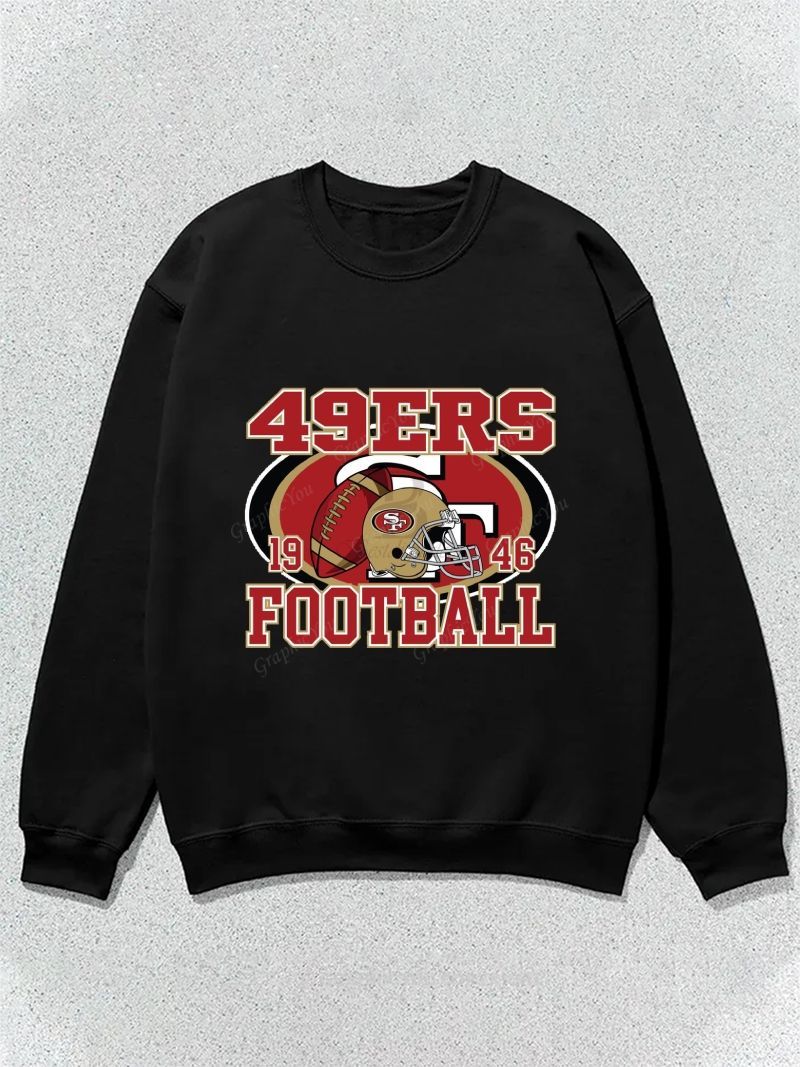 San Francisco 49ers Football Graphic Cotton Sweatshirt