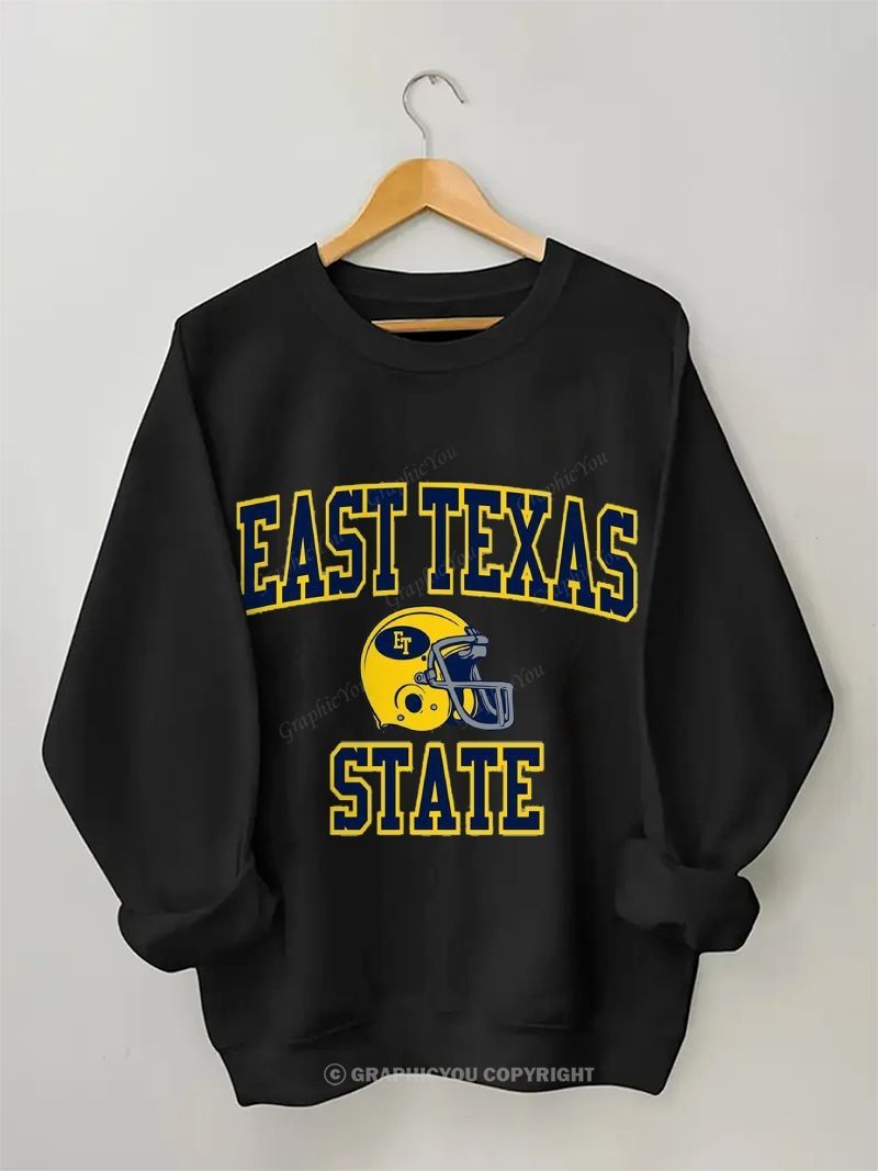 EAST TEXAS Football Graphic Cotton Sweatshirt