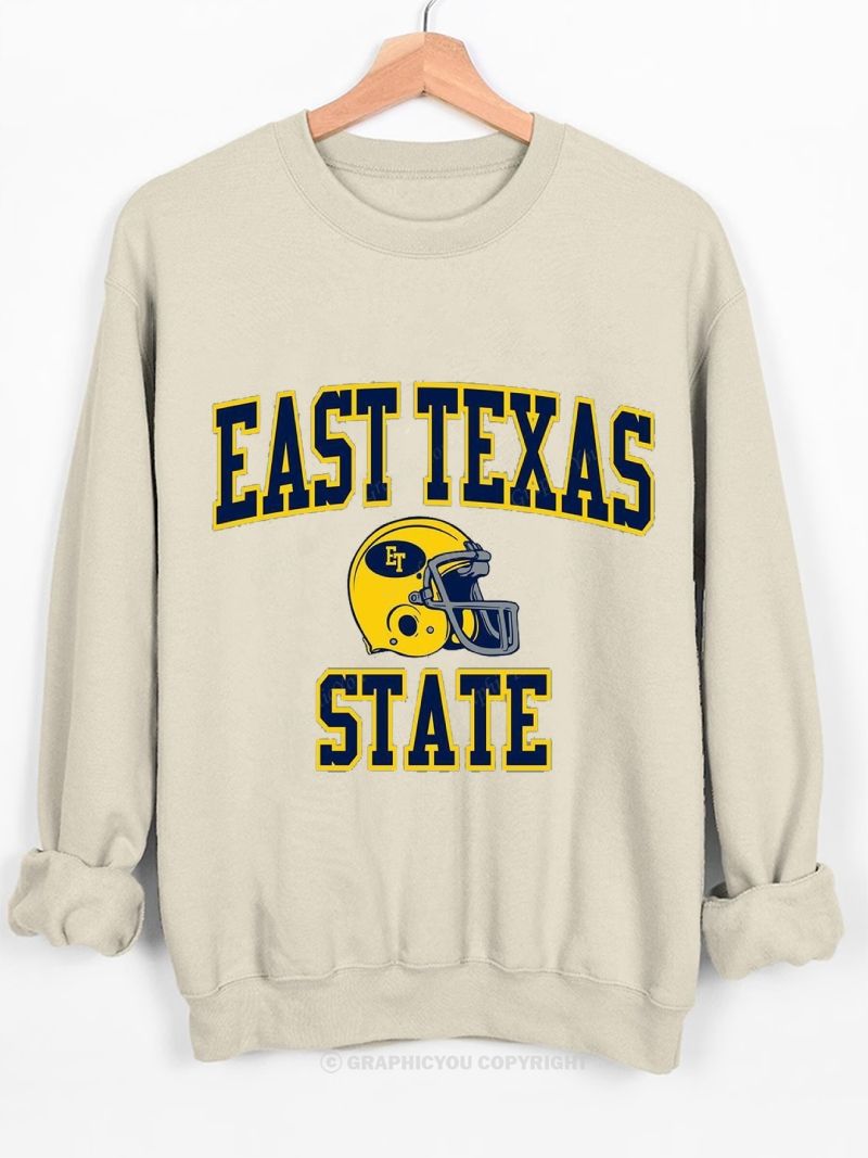 EAST TEXAS Football Graphic Cotton Sweatshirt
