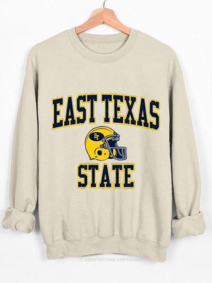 EAST TEXAS Football Graphic Cotton Sweatshirt