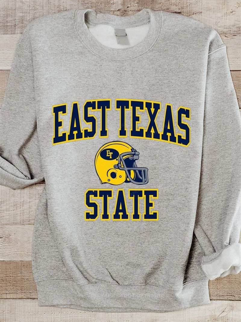 EAST TEXAS Football Graphic Cotton Sweatshirt