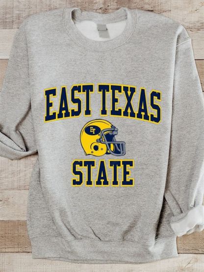 EAST TEXAS Football Graphic Cotton Sweatshirt