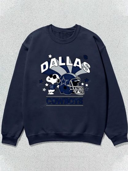all about dallas boys Football Graphic Cotton Sweatshirt