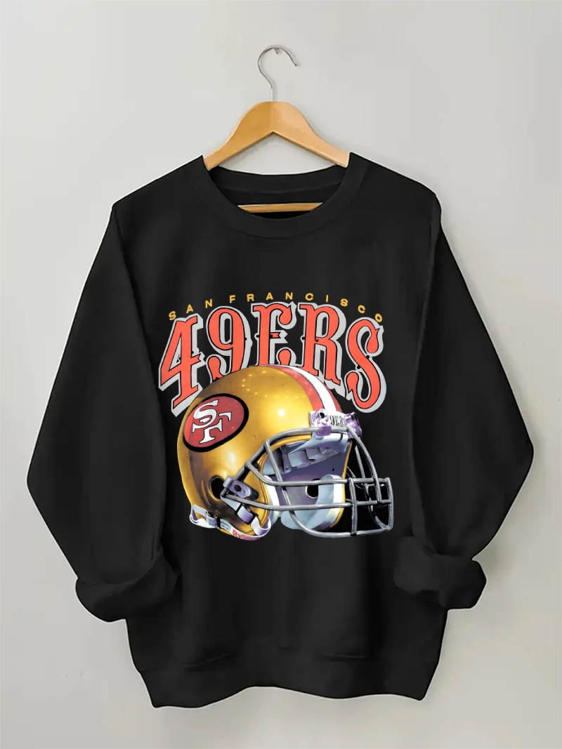 San Francisco 49ers Football Graphic Cotton Sweatshirt