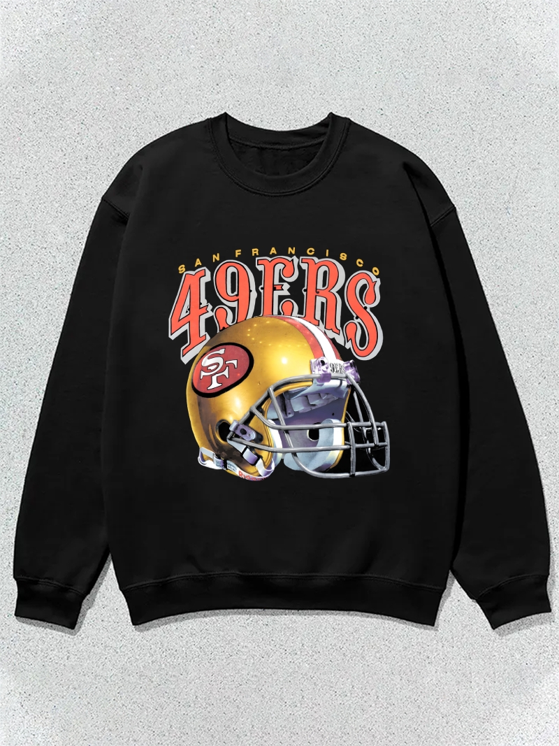 San Francisco 49ers Football Graphic Cotton Sweatshirt