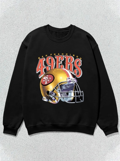 San Francisco 49ers Football Graphic Cotton Sweatshirt