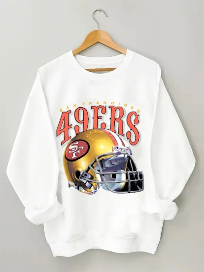 San Francisco 49ers Football Graphic Cotton Sweatshirt