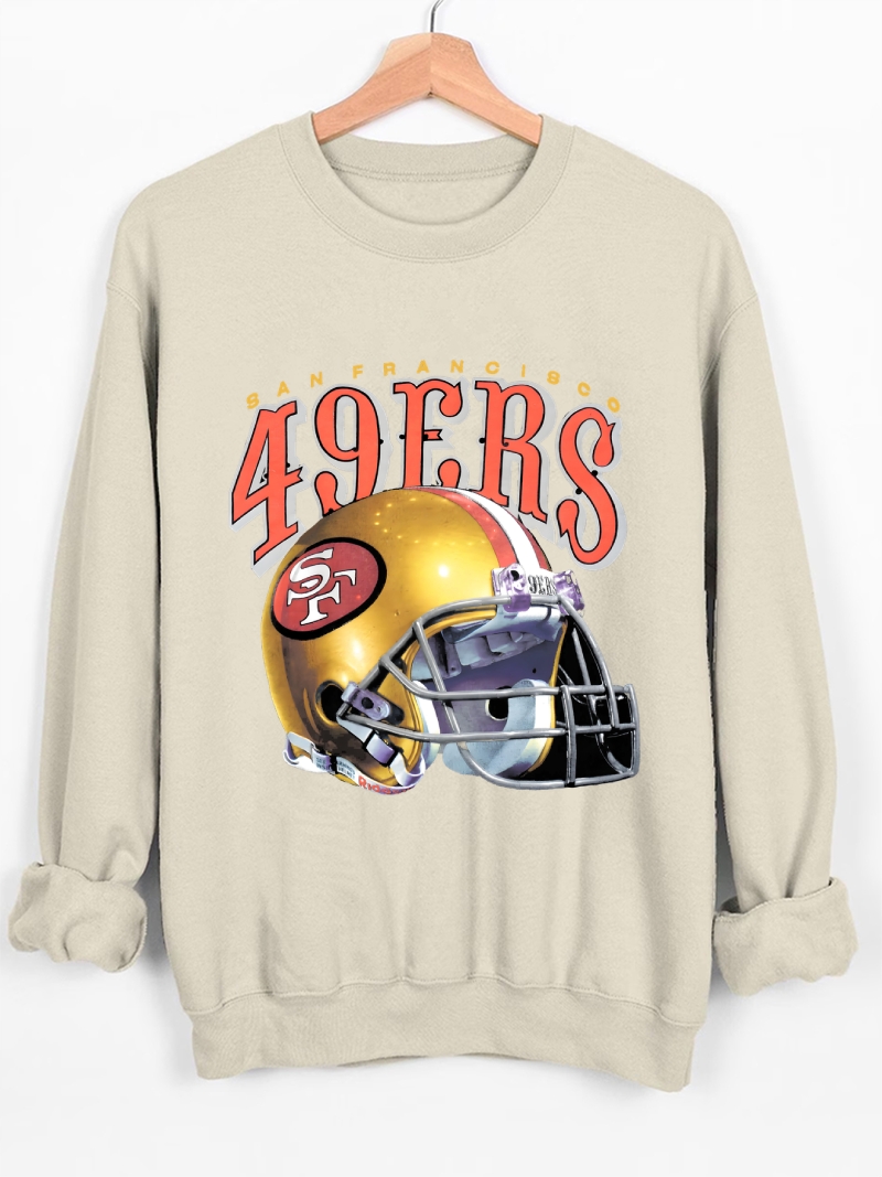 San Francisco 49ers Football Graphic Cotton Sweatshirt