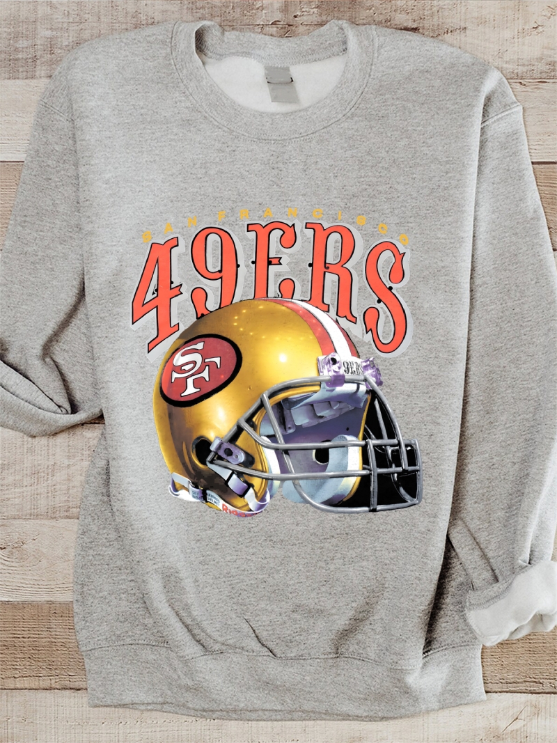 San Francisco 49ers Football Graphic Cotton Sweatshirt