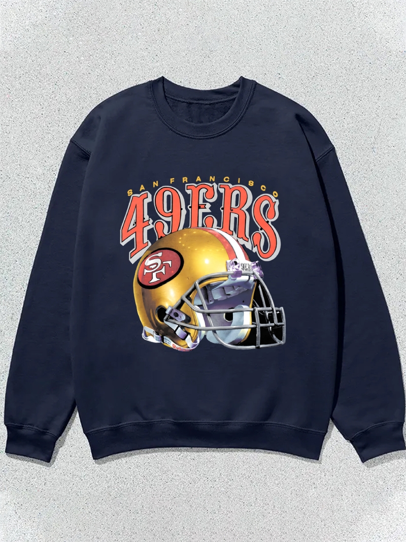 San Francisco 49ers Football Graphic Cotton Sweatshirt