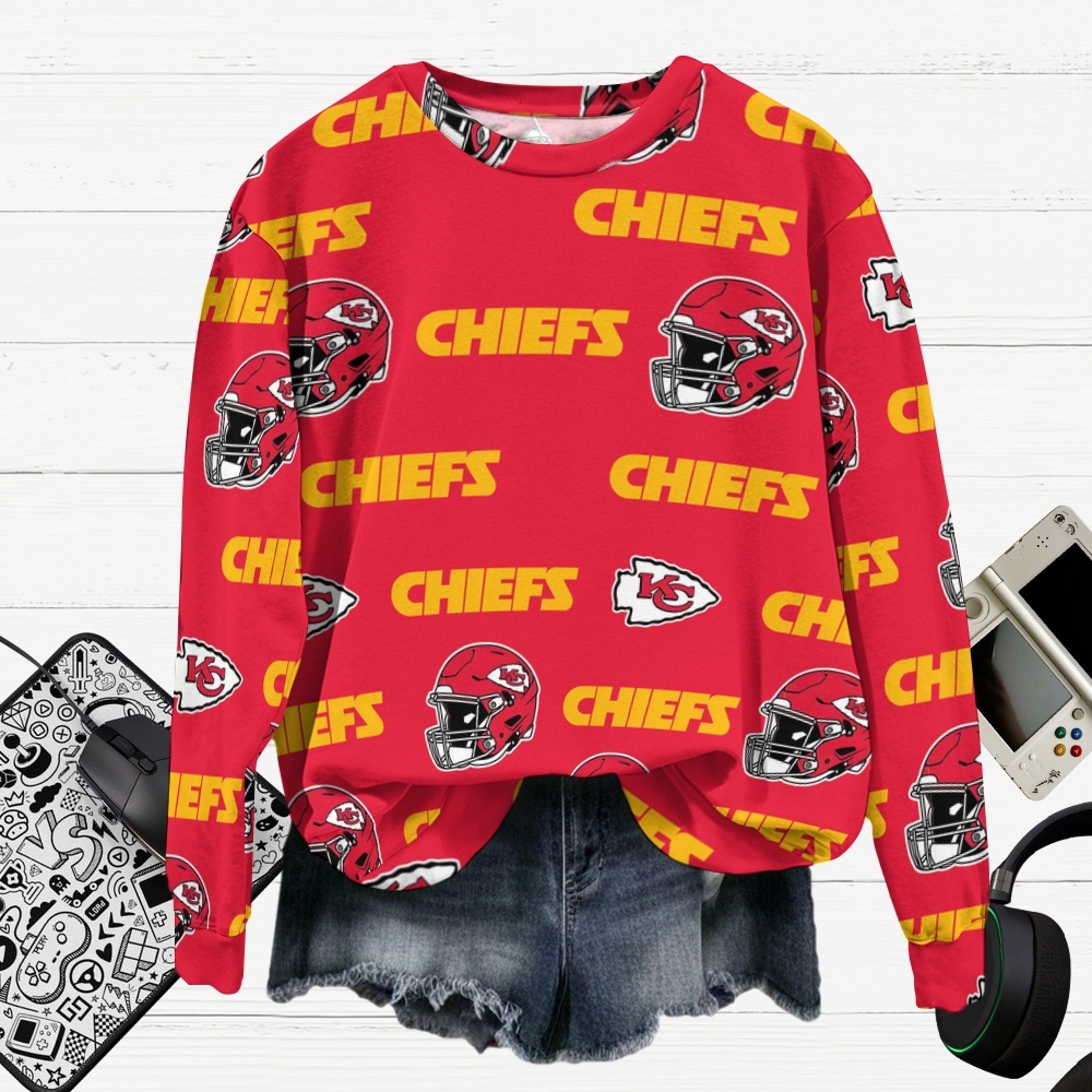 Kansas City Chiefs Graphic Cotton Sweatshirt