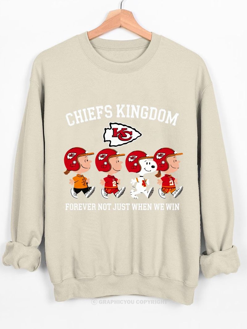 Kansas City Chiefs Graphic Cotton Sweatshirt