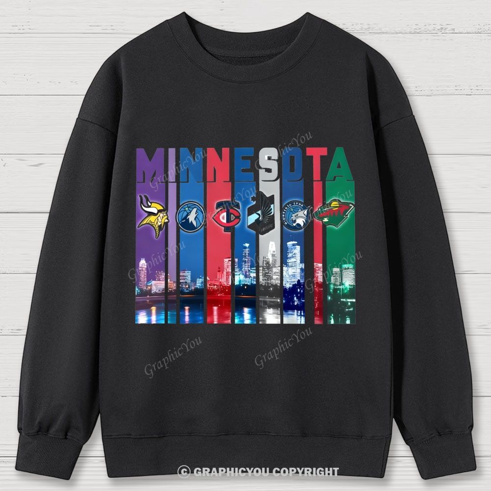 MINNESOTA unisex Cotton Sweatshirts