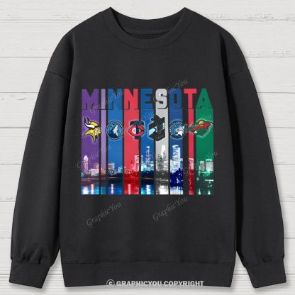 MINNESOTA unisex Cotton Sweatshirts