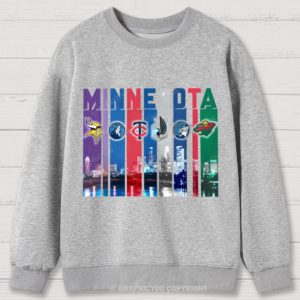 MINNESOTA unisex Cotton Sweatshirts